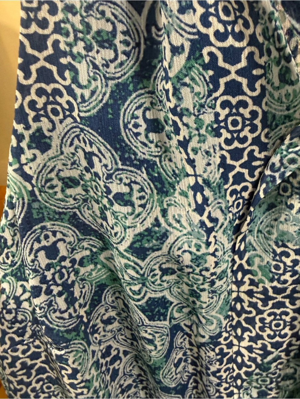 Banana Republic Blue Paisley Print Mini Dress - Picture 4 of 10